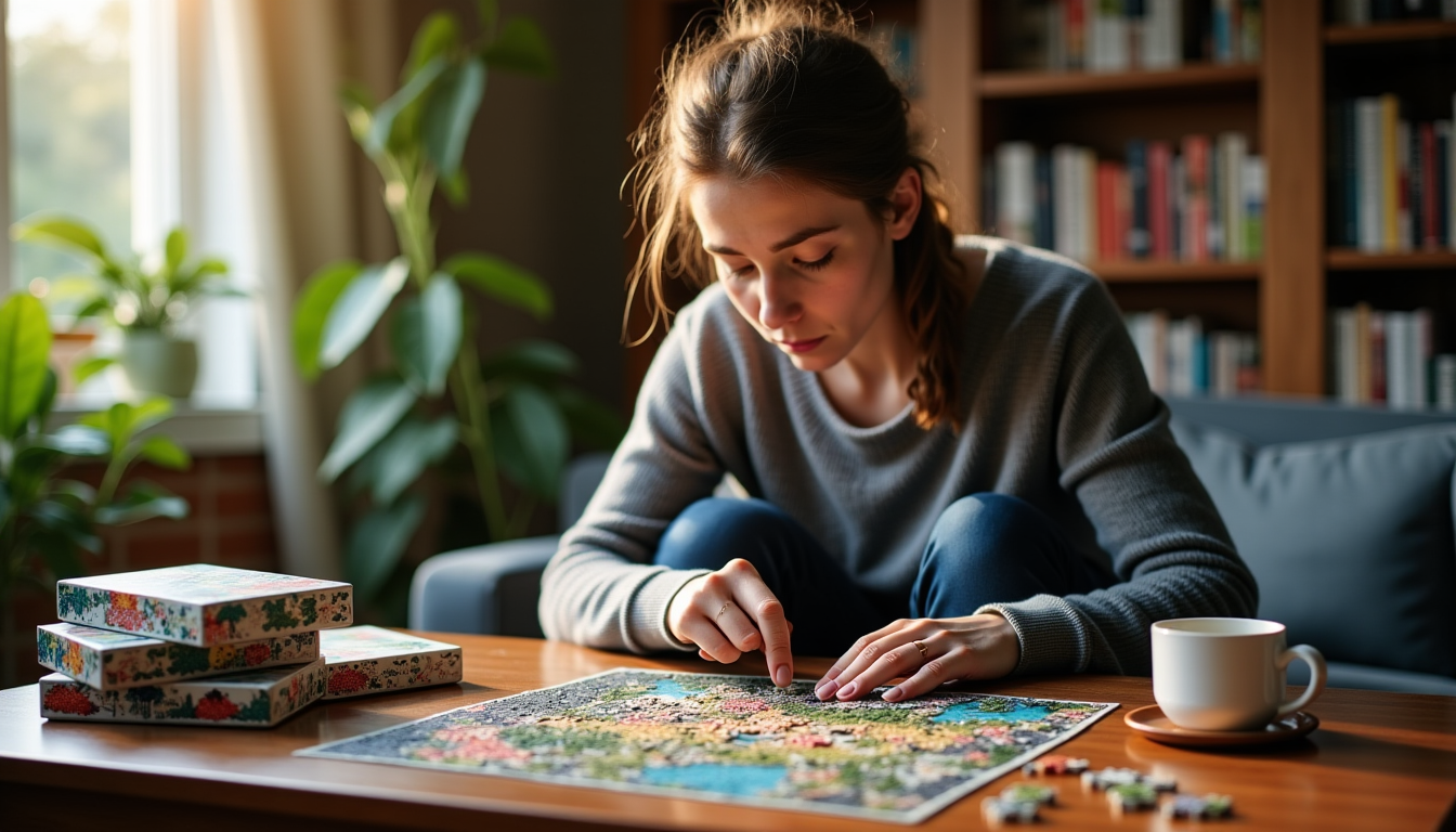 Puzzles pour adultes : comment choisir le bon niveau de difficulté